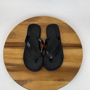 Mens Cobian Black Thong Comfort Casual Beach Flip Flops Sandals Size 8 M AUC